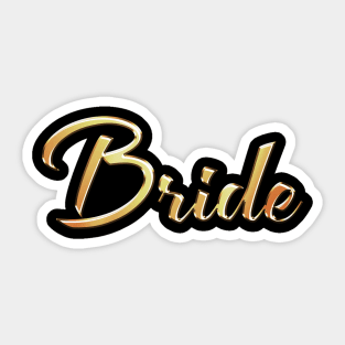 Bride Sticker